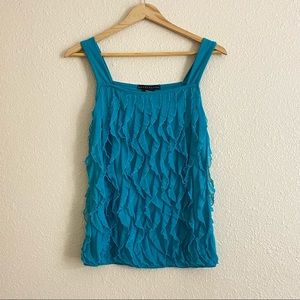 Flowy Tank w/ Ruffled Front